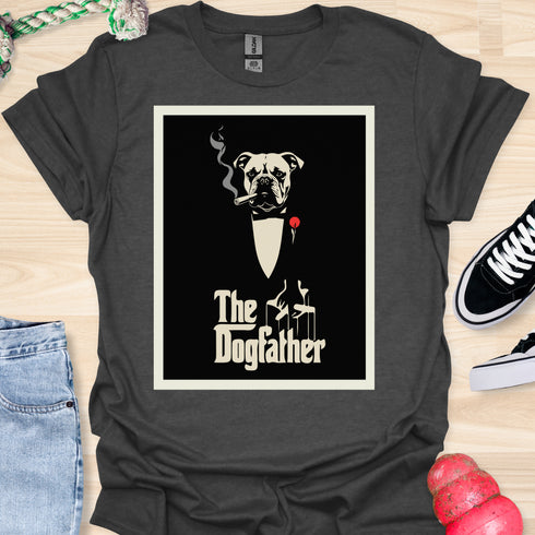 The Dogfather - V5 - Having a Cigar T-Shirt